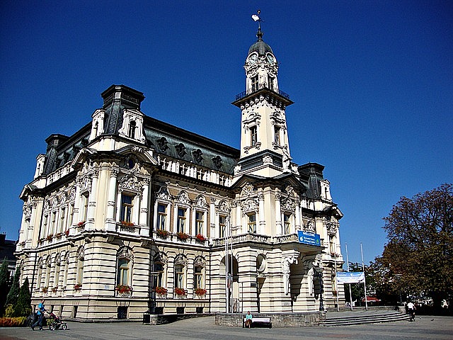 Nový Sadec - radnice, Polsko co navštívit a vidět