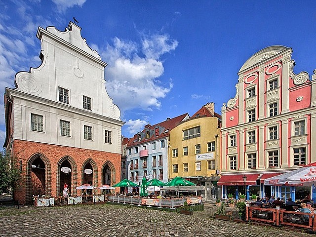 Štětín náměstí Sienny Rynek