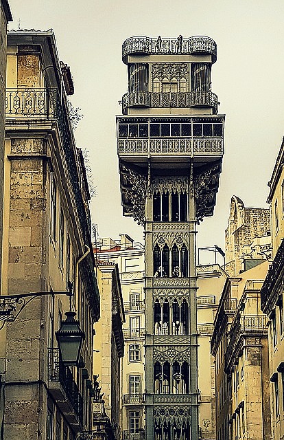 Lisabon - Elevador de Santa Justa, co navštívit a vidět, průvodce