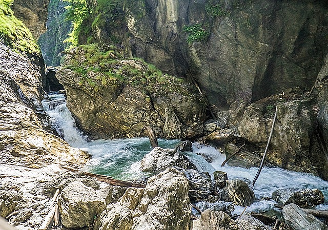 Salcbursko, Rakousko, Lichtenštejnská soutěska, co navštívit a vidět