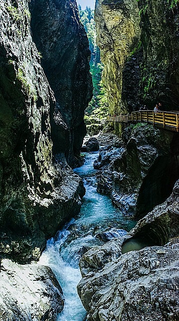 Salcbursko, Rakousko,  Lichtenštejnská soutěska, co navštívit a vidět