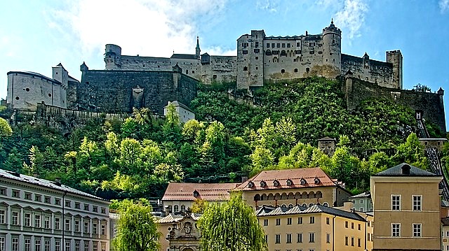 Salcburk, pevnost Hohensalcburk, co navštívit a vidět